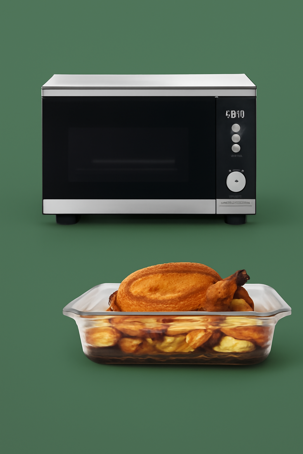 Countertop Microwave and Air Fryer