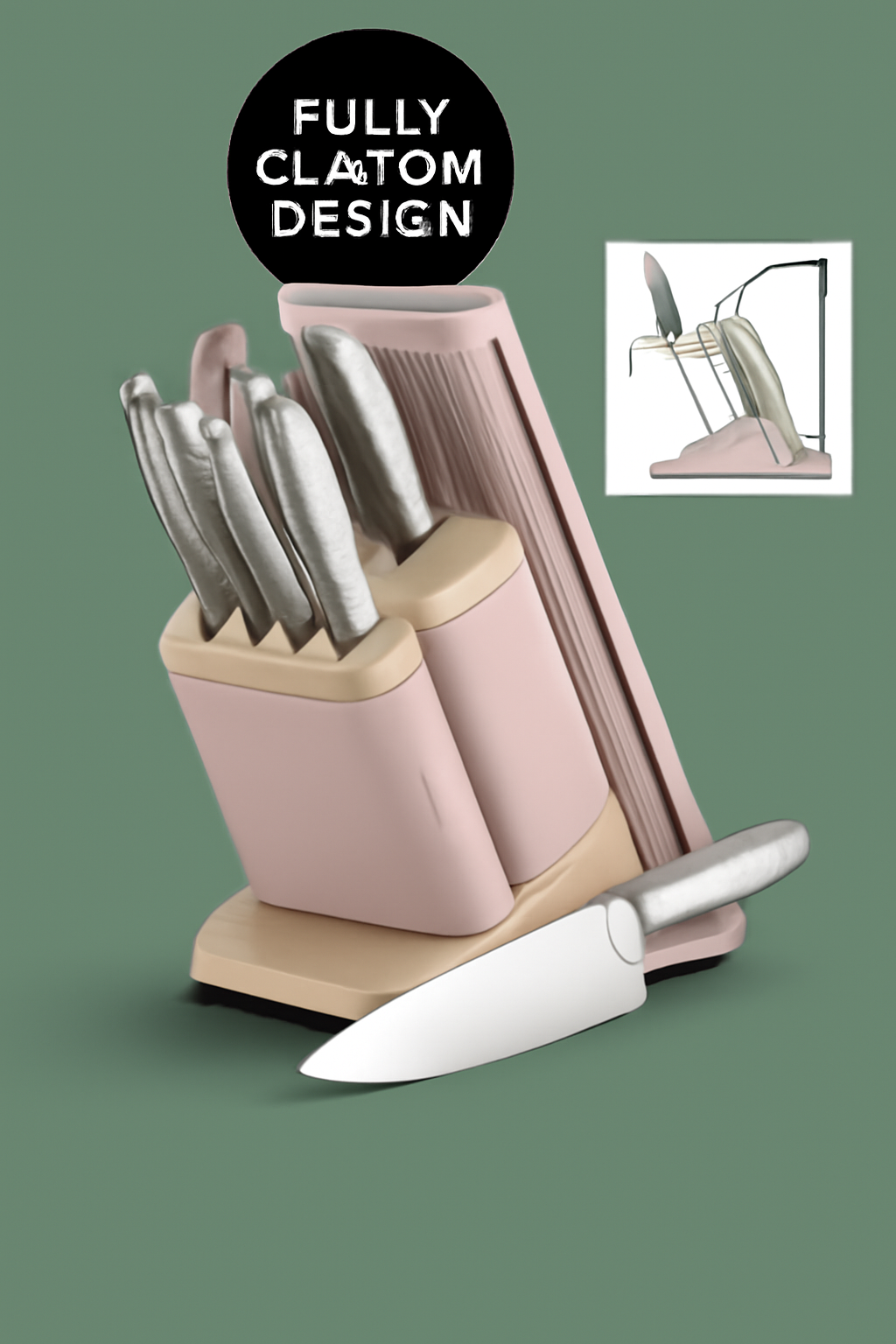 10-Piece Kitchen Knife Set and Steak Knives